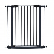 Midwest Glow in the Dark Steel Pressue Mount Pet Gate Tall Graphite 29.5" x 38" x 39.13"