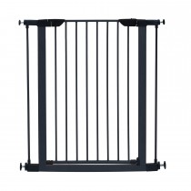 Midwest Glow in the Dark Steel Pressue Mount Pet Gate Tall Graphite 29.5" x 38" x 39.13"