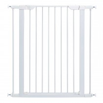 Midwest Glow in the Dark Steel Pressue Mount Pet Gate Tall White 29.5" x 38" x 39.13"