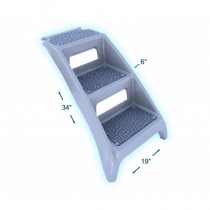 PSUSA Booster Bath Step Grey 19" x 6" x 34" - BB-STEP