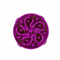 Outward Hound Fun Feeder Slo-Bowl Flower Large Purple 12.5" x 11" x 2.30"
