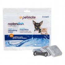 Petmate Replendish Replacement Filters 3 pack with 1 filter strap